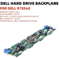 Dell PowerEdge R730XD 3.5" SAS LFF Hard Drive Backplane 12 Port Dell P/N: 0CDVF9 CDVF9