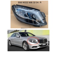ไฟหน้าข้างขวาเบนซ์ Mercedes-Benz S class W222 bluetec hybrid โฉมปี 2016 แท้มือสอง รหัส 9063204