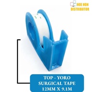 Top Yoro Soft Surgical Tape + Dispenser 1.25cm x 9.1m (10 yards)