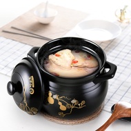 Clay Pot King Dry Burning800Unbreakable Fortune Clay Pot Stew Pot Open Flame Gas Clay Pot Soup Pot C