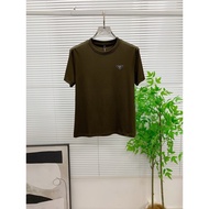 T-shirt Prada/ T-shirt kasual Prada bercorak cetakan T-shirt sukan T-shirt kasual bernafas XCMV