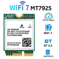 Wi-Fi 7 MT7925 M.2 Card mạng LAN không dây 5400Mbps Key E 2.4G 5G 6G Bt5.3 WIFI Card mạng Adapter Do