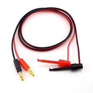 Multimeter Tools 4mm Banana Plug to Test Hook Clip Lead Cable 1M(3.3Ft) Test Cable Equipment Connect