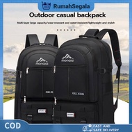 Ready Stock 56-75L Hiking Backpack Large Capacity Backpack Travel Outdoor Bag Waterproof Mountain Ba