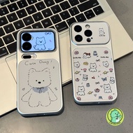 Cute Puppy Casing For Moto G86 G85 G84 G75 G56 G55 G54 G45 G35 G34 G30 G24 G22 G20 G17 G15 G10 G06 P