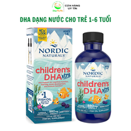 Siro bổ sung DHA hàm lượng cao cho trẻ từ 1-6 tuổi Nordic Naturals Children’s DHA Xtra chứa DHA gấp