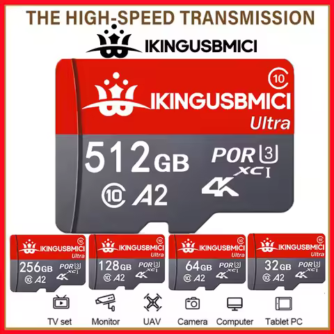 Eaget TF Card 32G 64G 64GB 256GB Memory Card High Speed With A1 U3 Class 10 V30 For Phone/Camera/Das