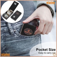 ELAINE Cash Box, with Key Metal Winner Bank,  Reusable Pocket Sized Money Safe