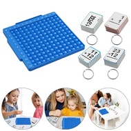 【Migumila】Montessori Math Flash Cards With Board Multiplication Table Chart, Addition Subtraction Di