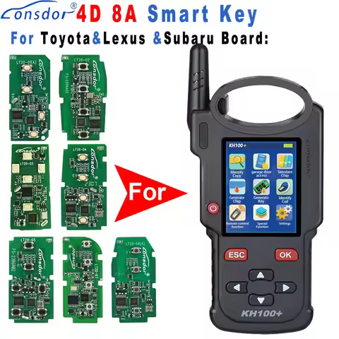 Lonsdor LT20-01/02/03/04/05/07/08 Smart Key Board # 0140 3370 5290 A433 F433 0410 0440 5691 7000D 4D