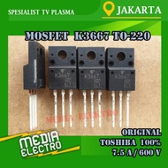MOSFET K3667 TO-220 ORIGINAL Replacement/ KF7N60 FQPF7N60C/ K8A60/