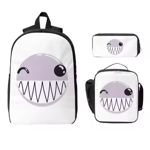 Bubble (The Amazing Digital Circus) Backpack Student BookBag School Bag Laptop Shoulder Bags 3ps Ins