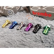 Banjo Single Titanium Wr3 Smooth Thread Bolt For Brembo Calipers/Masters