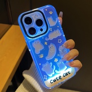 Suitable for iPhone16/15/14/13/12/11/X/XR/Xs Luminous LED Phone Case, Flashing iPhone 15Pro LED Phon