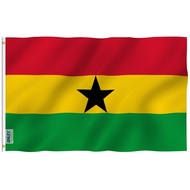 Anley 3x5 feet Ghana Flag