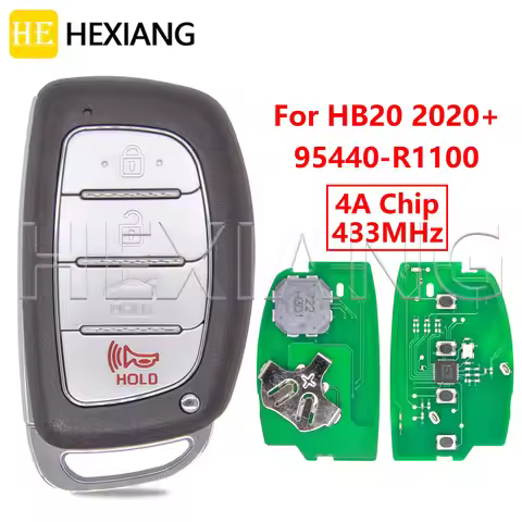 HE HB20 4A Chip 433MHz Proximity Car Remote Key 95440-R1100 For Hyundai HB20 2020 2021 2022 2023