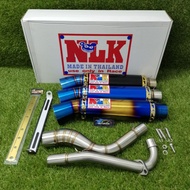 NLK RACING OPEN EXHAUST PIPE 28MM & 32MM HONDA WAVE125
