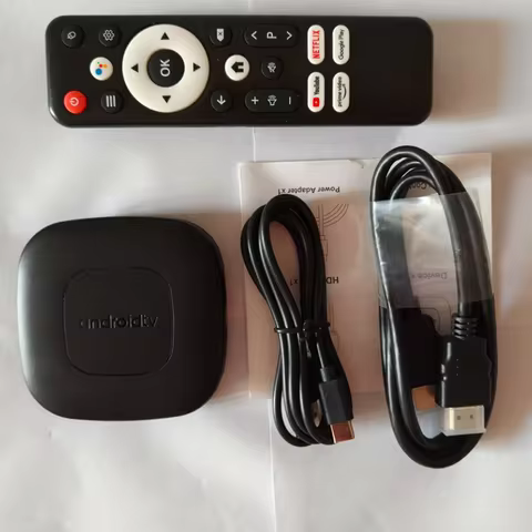 Factory Mortal T1 Android 14.0 OS Smart TV Box Allwinner H313 2GB 16GB Google Assistant Voice Remote