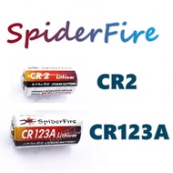Spiderfire CR2 CR123A 16340 3V Li-ion Non Rechargeable Lithium Battery
