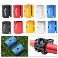 [szluzhen3gv] 2 Pieces Bike Stem Shim Adapter Handlebar Diameter Converter Aluminium Alloy Reducing 