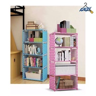 KAGU MALL B02 Book Shelf Multipurpose DIY Steel Frame (2-3-4-5 Holes) No Back Cover