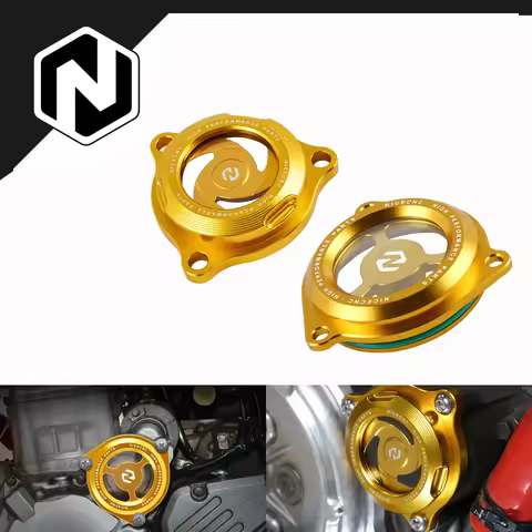 NICECNC Engine Starter Cover & Oil Filter Cover For Suzuki DRZ400 E S SM DRZ400 DRZ400E DRZ400S DRZ4