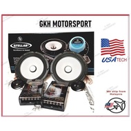 Stellar 6.5" Inch 2WAY COMPONENT SET CAR SPEAKER POLYPROPYLENE CAPACITOR N38 NEODYMIUM MAGNET (SD-6K