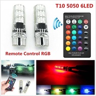 Lampu Kecil Kereta Depan 2pcs LED T10 Kawalan Jauh Guna Remote -led -lampu -light-myvi-vios-civic-axia