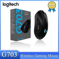 Logitech G703 Lightspeed Wireless Gaming Mouse Hero 25k Sensor Lightsync Rgb Ringan 95g+10g Pilihan