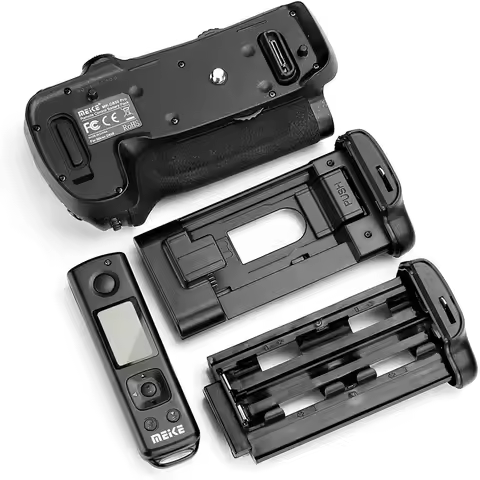 D850 Pro Vertical Shooting Power Pack Battery Grip with 2.4G Hz Wireless Remote Control for Nikon D8