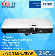 Epson EB-1785W 3200 Ansi Lumens WXGA WIFI / Wireless 3LCD Portable Slim Projector