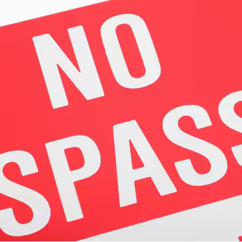 No Entrance Warning Sign Metal Safety Caution Wall Mount Do Not Enter Sign Security Caution Label Sa