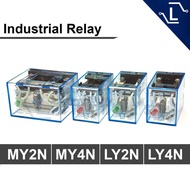 [Luminense] MY2NJ MY4NJ LY2NJ LY4NJ Relay Industrial Relay DC 12V 24V AC240V Power relay Small relay