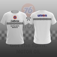 T-shirt racing sports Bazhu Classic 76 lubricant READYSTOCK