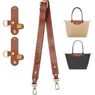 Kit Penukaran Tali Longchamp, Kulit Cognac Lebar 0.98 Inci Dengan 2 Gesper GS, Tali Bahu Crossbody U