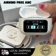 Premium A9 Pro 2 Smart Touch Screen Bluetooth Earphone ANC Noise Cancelling Wireless Bluetooth Earbu