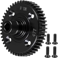 Steel Mod 0.8/32P 47T Center Differential Spur Gear for Tra-xxas 1:16 Mini Maxx 4WD Mini XRT VXL-3S