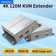 4K HDMI KVM Extender HDMI USB extender over cat5e/6 1080P 4K USB HDMI KVM extender splitter with HDM