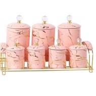 7-in-1 Ceramic Spice Jar Luxury Spice Jar Set