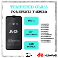 Huawei Tempered Glass Matte Screen Protector Huawei Y7A Y5P Y7P Y9s Y9 Prime Y5 2019 Y9 2019