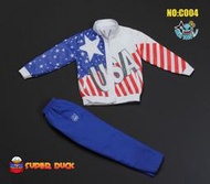 SUPER DUCK C004 USA SPORT SET 美國奧運代表隊運動服裝配件組(可搭喬丹夢幻一隊)