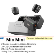 DJI Mic Mini 2-Person Compact Wireless Microphone System for Camera & Smartphone (2.4 GHz)