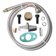 Turbocharger Aluminum Turbo Oil Feed Line Inlet Hose Feed Line For T3 T4 T7 Gt32 Gt40 Gt42 Gt4294r G
