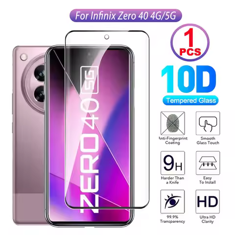 For Infinix Zero 40 5G protective glass Full Cover curved screen protector For Infinix Zero40 4G 6.7