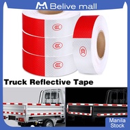 30m Truck Safety Warning Tape Arrow Reflective Sticker Red Waterproof Strong Paste