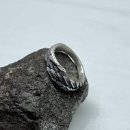 Men's Casual Wing Ring Authentic 925 Silver Cp.41