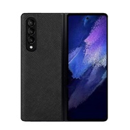 Case Galaxy Fold 3 Fold3 Kulit Pola Silang (Casing Fnb)