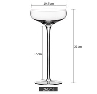 รุ่นCT2707 แก้วค็อกเทลทรงาสูง Martini glass Cocktail 260ml