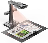 CZUR ET MAX Book Scanner, 38MP High-Resolution Overhead Document Scanner with Curve-Flattening, Auto