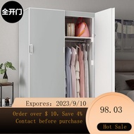 NEW Ouliyang Single Cloth Wardrobe【Open Door Style】Simple Wardrobe Bold Reinforcement Thick Oxford Cloth Storage Rack